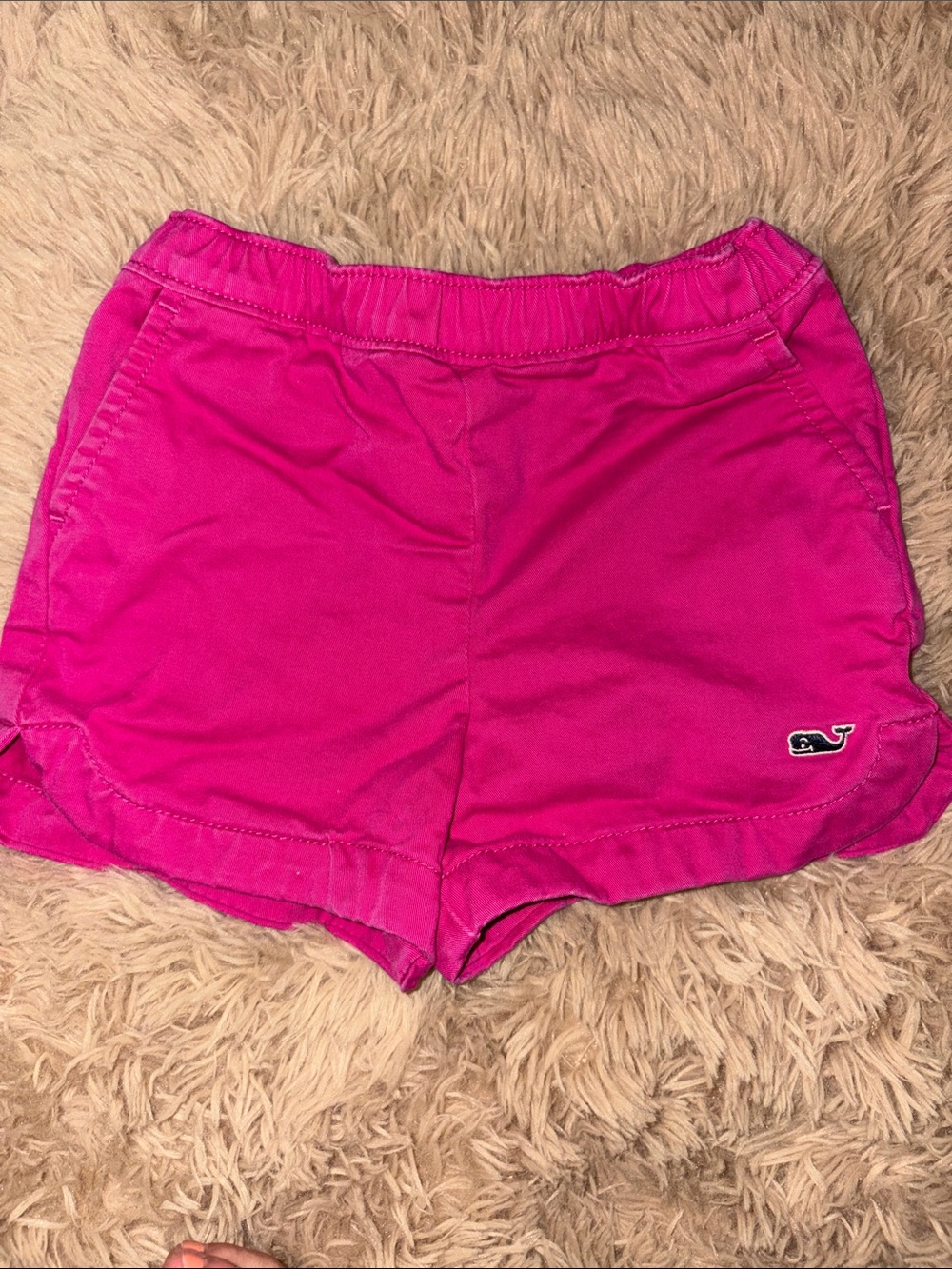 Vineyard Vines Girls' Bright Pink Shorts